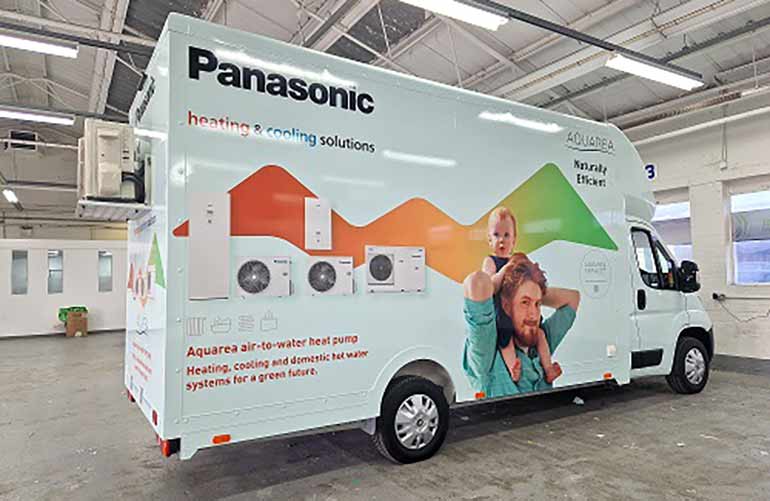 Panasonic takes heat pumps on the road - Cooling Post