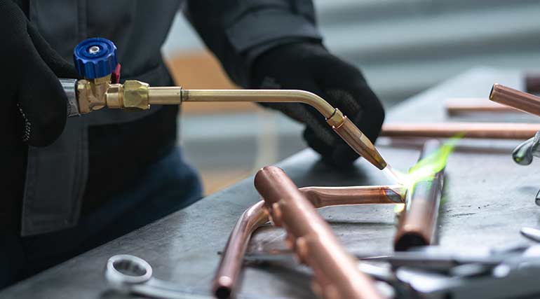 Dangers of not wearing brazing mask - Cooling Post